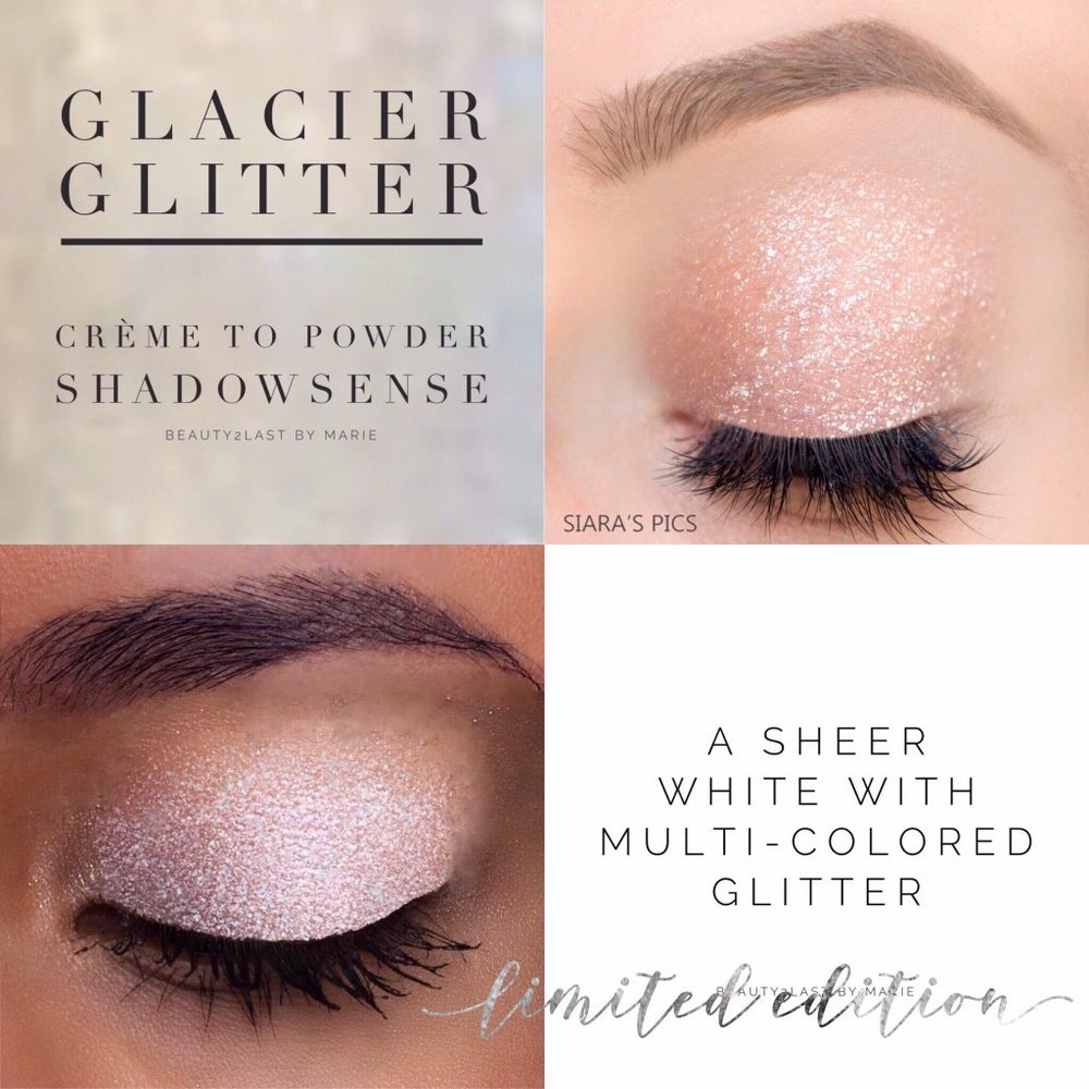 Glacial Glitter ShadowSense Eyeshadow New Sealed Snowy Sparkle